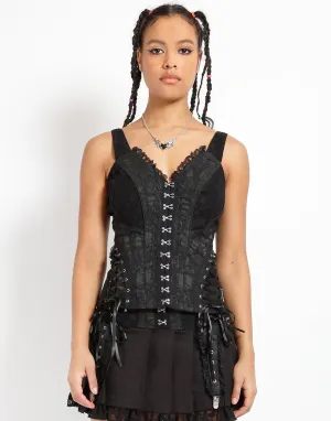 ENCHANTED CORSET BLACK