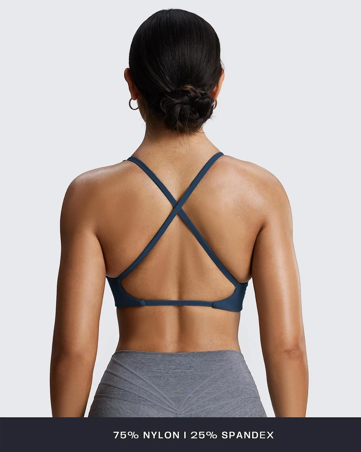 End-to-end encryption Low Fitness Sienna Impact Top - for Crop Yoga Perfect Backless Padded Fashion-forward Women's