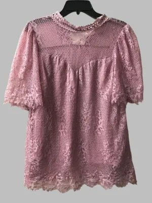 Entro Pink Lace Top