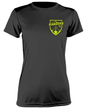EP Rangers pocket logo dry-fit crew neck women's fit tee (available in short sleeve & long sleeve)