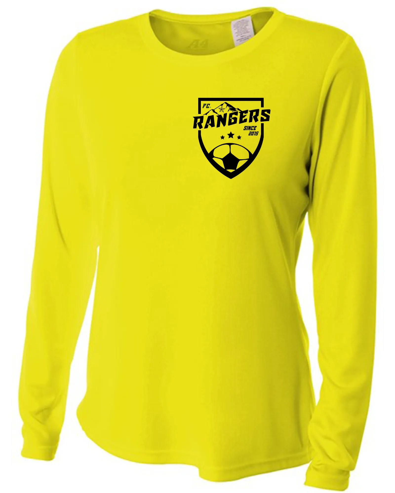 EP Rangers pocket logo dry-fit crew neck women's fit tee (available in short sleeve & long sleeve)