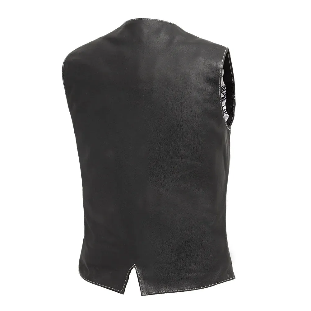 FIL578CDM | Love Lace - Women's Motorcycle Leather Vest