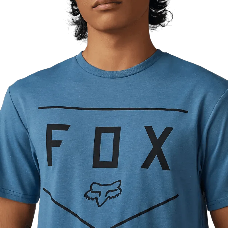 Fox Shield Tech Mens Tee Dark Slate Blue