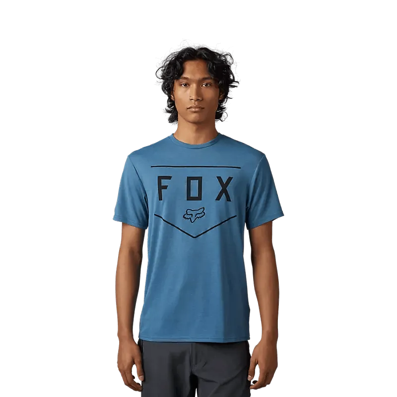 Fox Shield Tech Mens Tee Dark Slate Blue