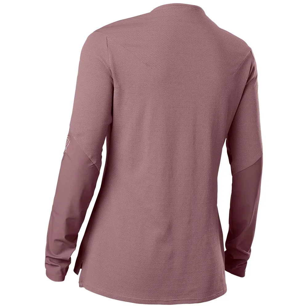 Fox Womens Flexair Pro Ls Jersey - Plum Perfect