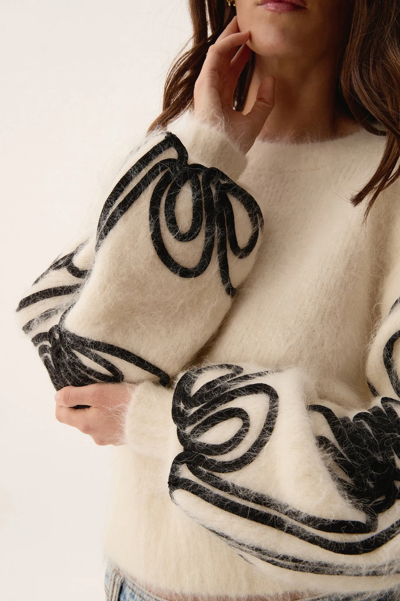 Freeflow Blouson Sleeve Knit