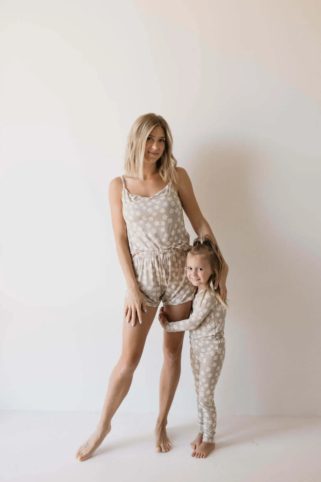 French Gray Floral | Cami Women's Bamboo Set