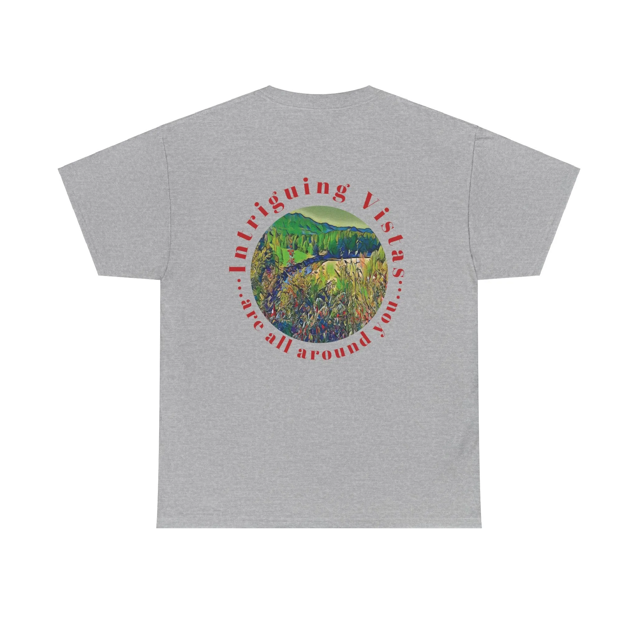 Gildan 5000 Unisex Adult Heavy Cotton Tee Available In Multiple Colors from the Scenery Series at Intriguing Vistas