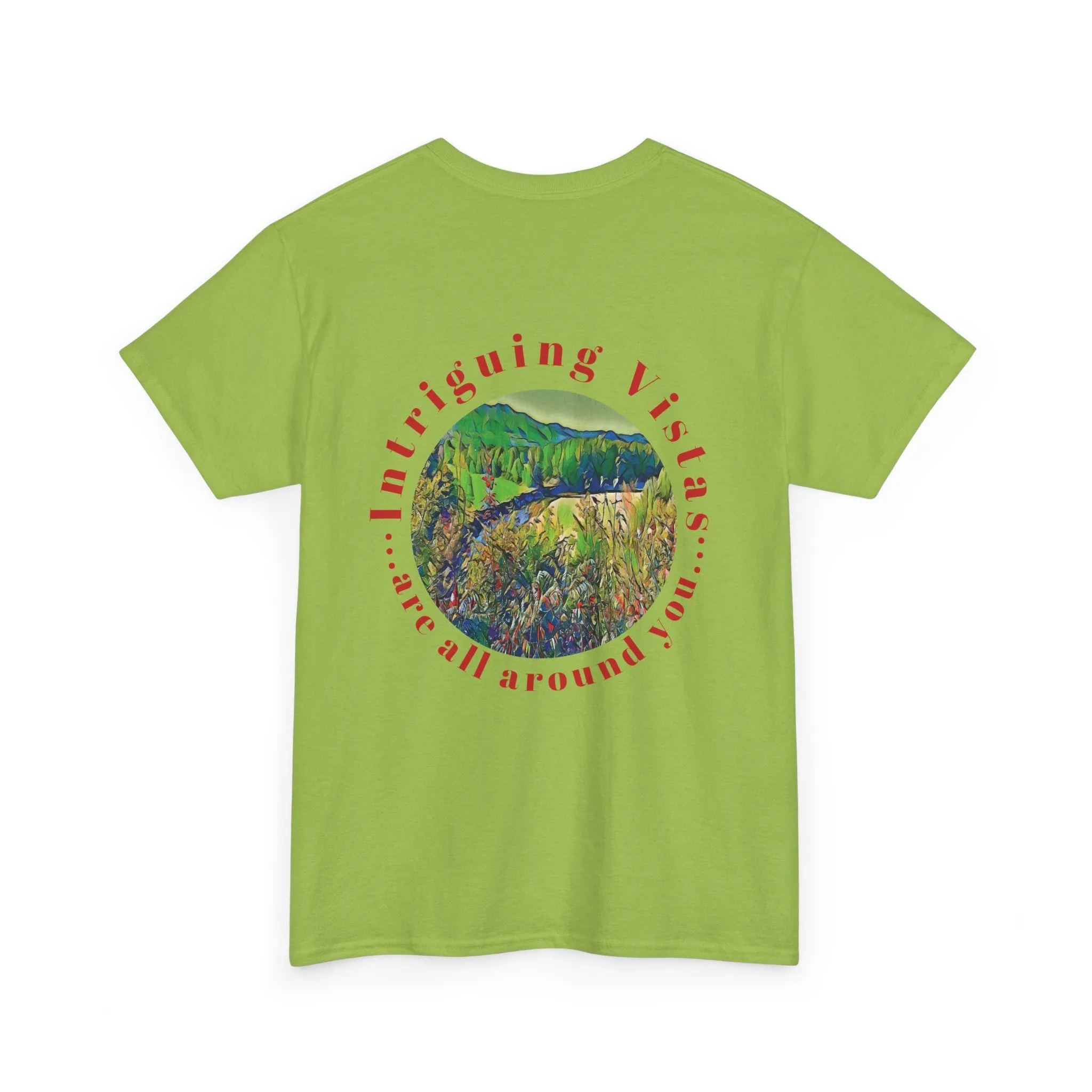 Gildan 5000 Unisex Adult Heavy Cotton Tee Available In Multiple Colors from the Scenery Series at Intriguing Vistas