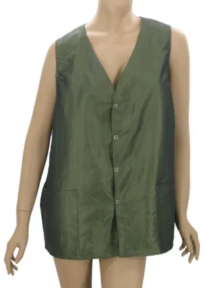 Hair Dressers Salon Vest Sage-One Size