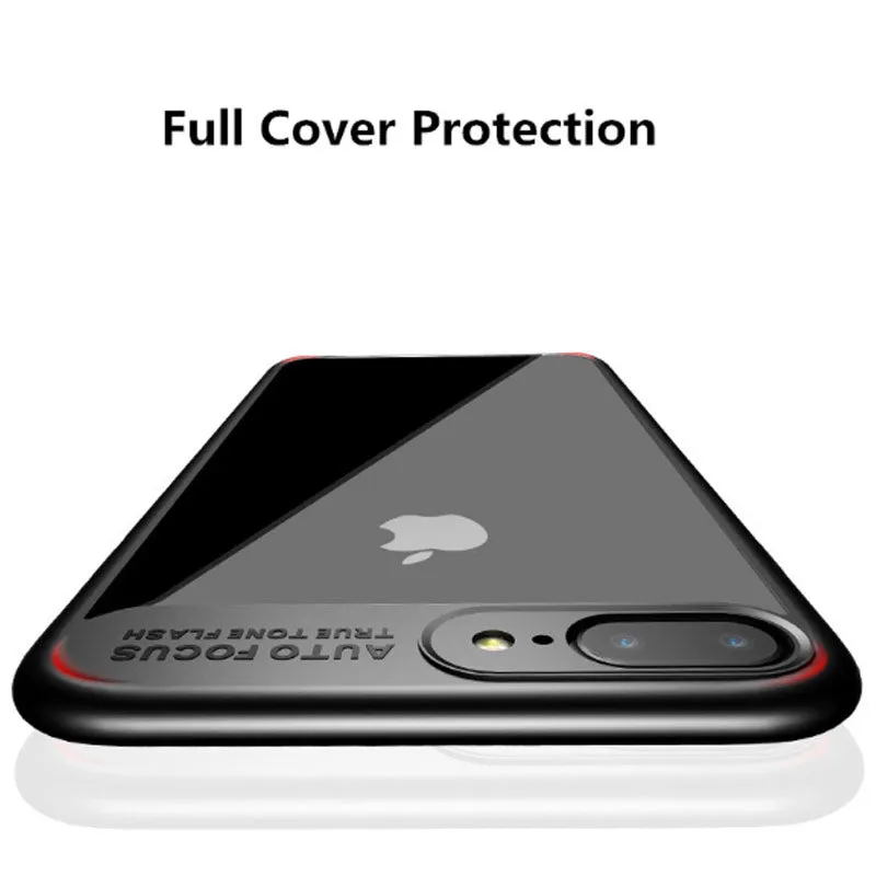HD Transparent Silicone Edge Case for iPhone 8