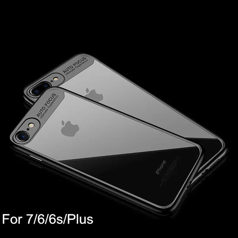 HD Transparent Silicone Edge Case for iPhone 8