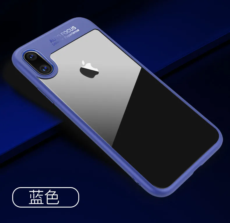 HD Transparent Silicone Edge Case for iPhone 8