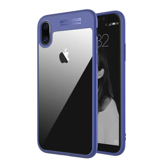 HD Transparent Silicone Edge Case for iPhone 8