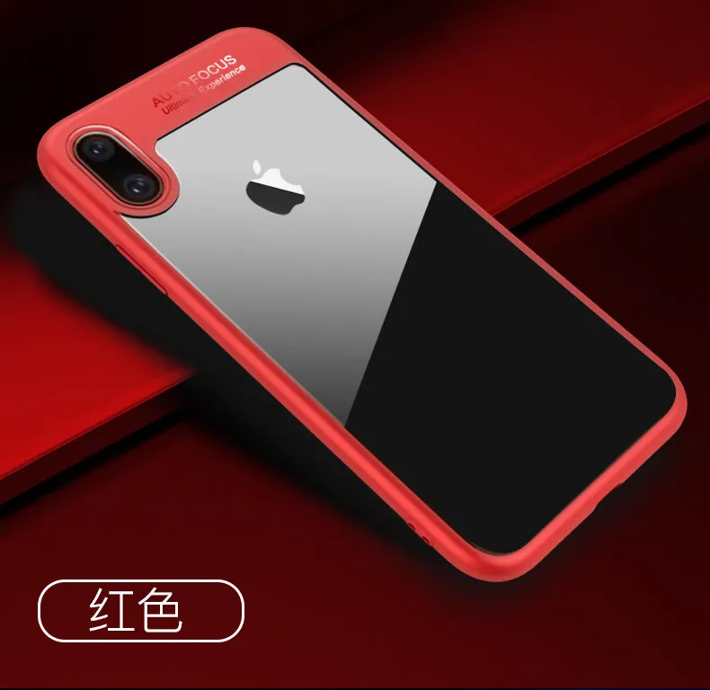 HD Transparent Silicone Edge Case for iPhone 8