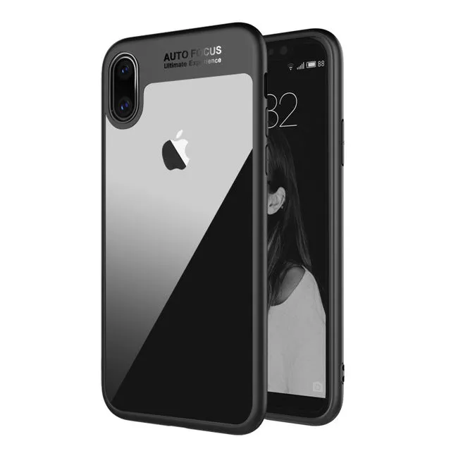 HD Transparent Silicone Edge Case for iPhone 8