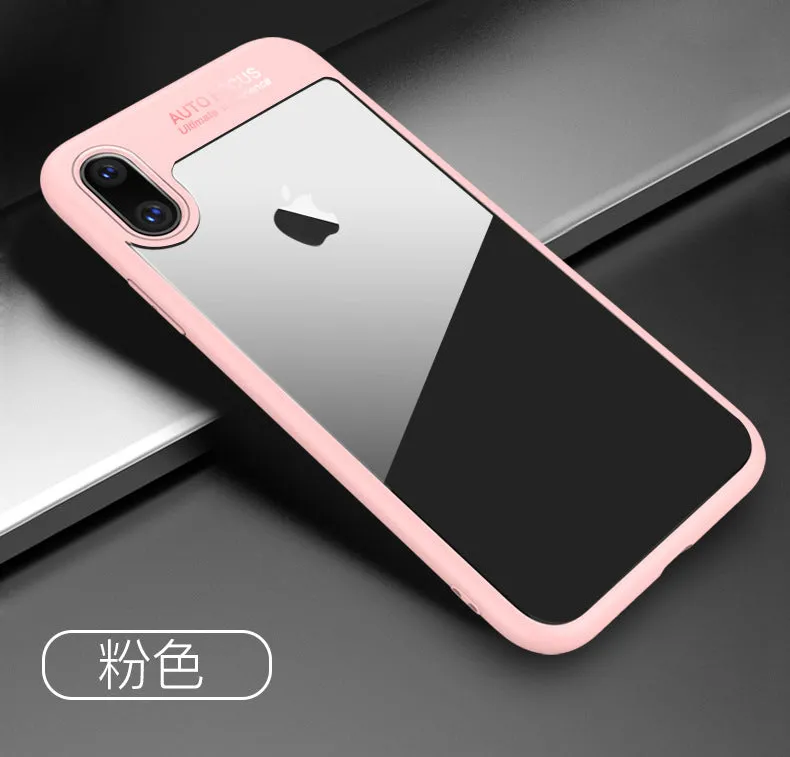 HD Transparent Silicone Edge Case for iPhone 8