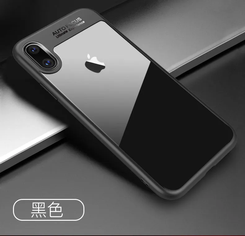HD Transparent Silicone Edge Case for iPhone 8