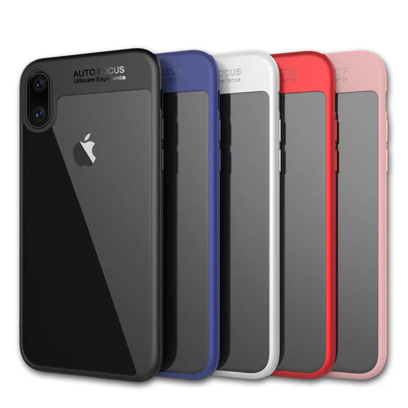 HD Transparent Silicone Edge Case for iPhone 8