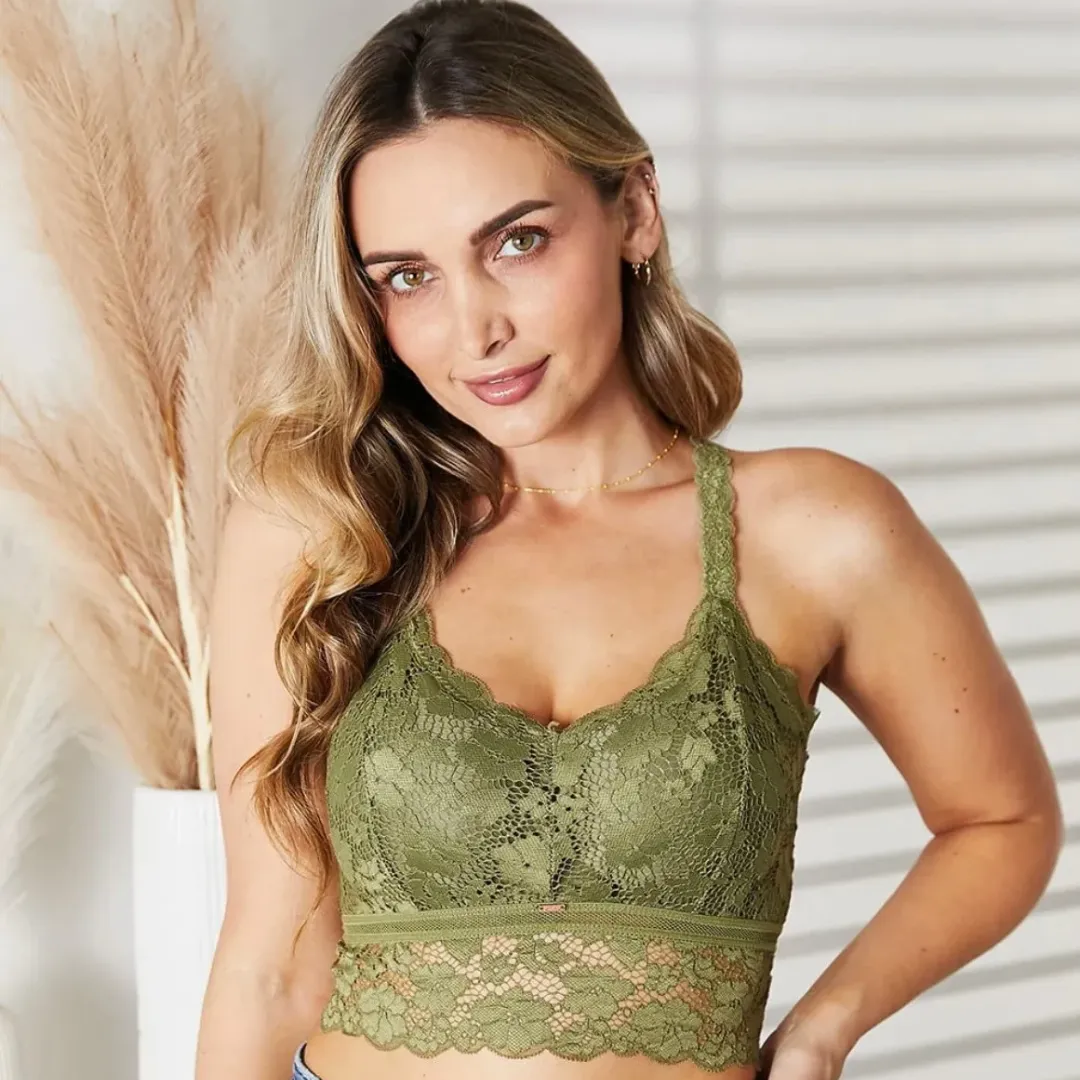 JadyK crisscross back lace bralette