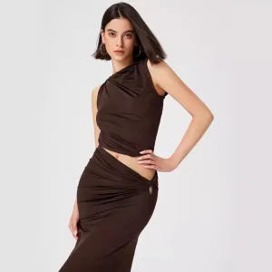 JazzHer going out outfits 2024 Spring and Summer New Solid Color Slim Fit Comfortable Fashion Women's Skirt Suit Women's Knitwear