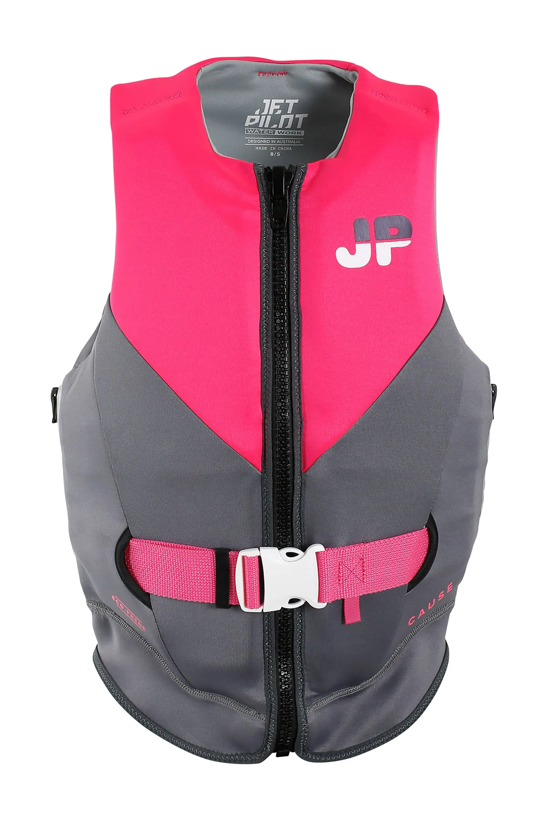 Jetpilot Cause Ladies Life Jacket - Pink/Charcoal