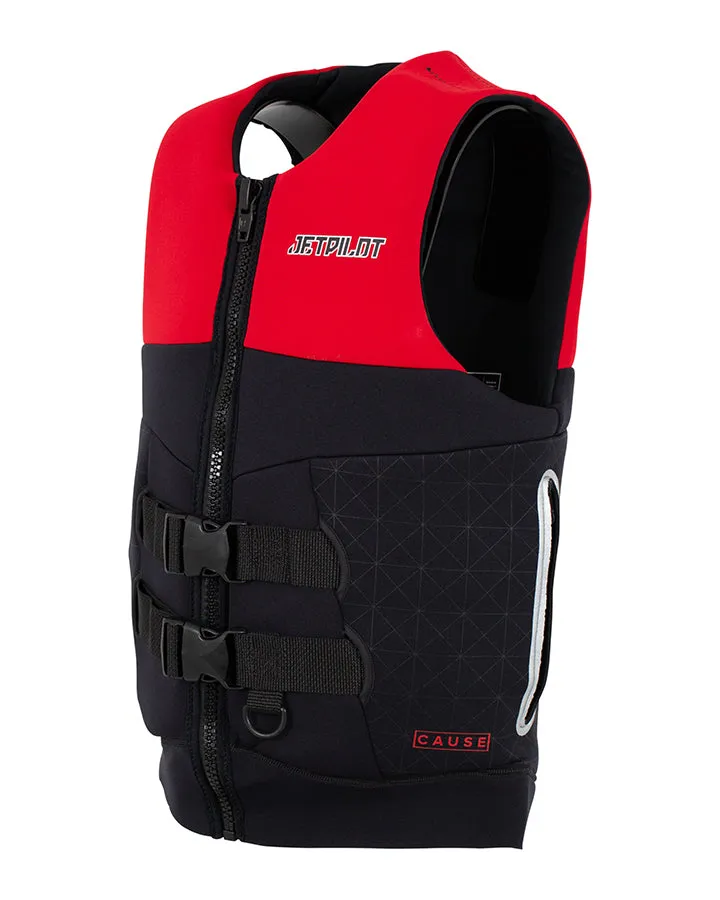 Jetpilot Cause Mens S-Grip Life Jacket - Red