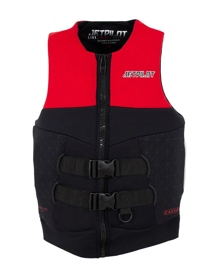 Jetpilot Cause Mens S-Grip Life Jacket - Red
