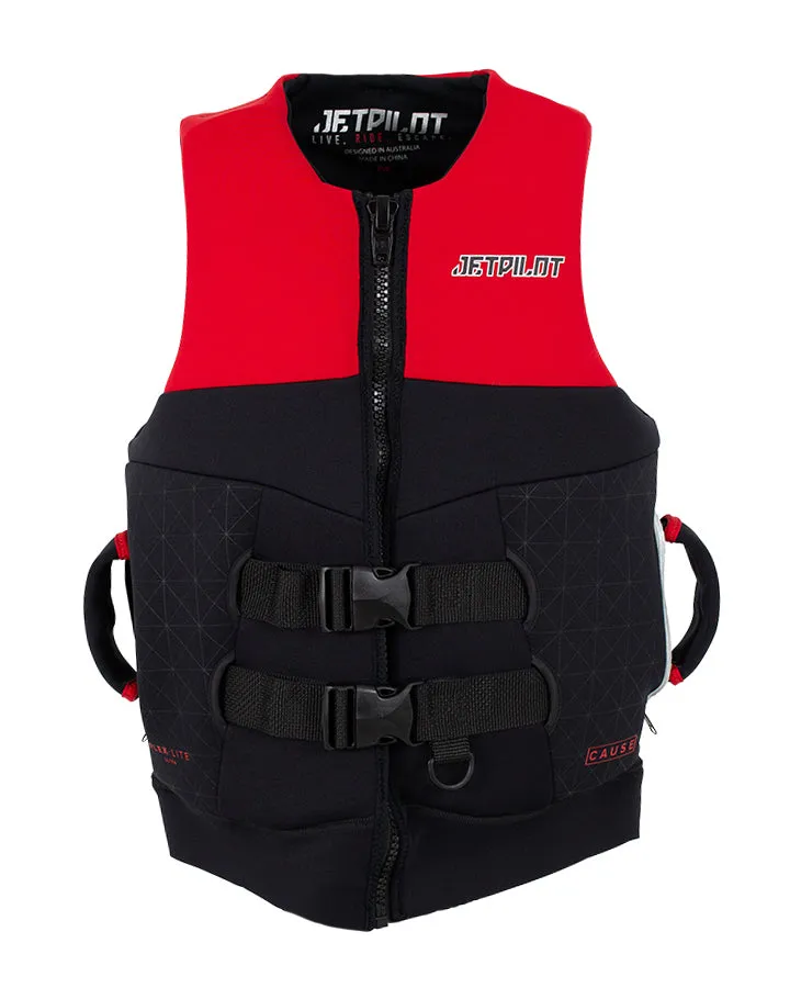 Jetpilot Cause Mens S-Grip Life Jacket - Red