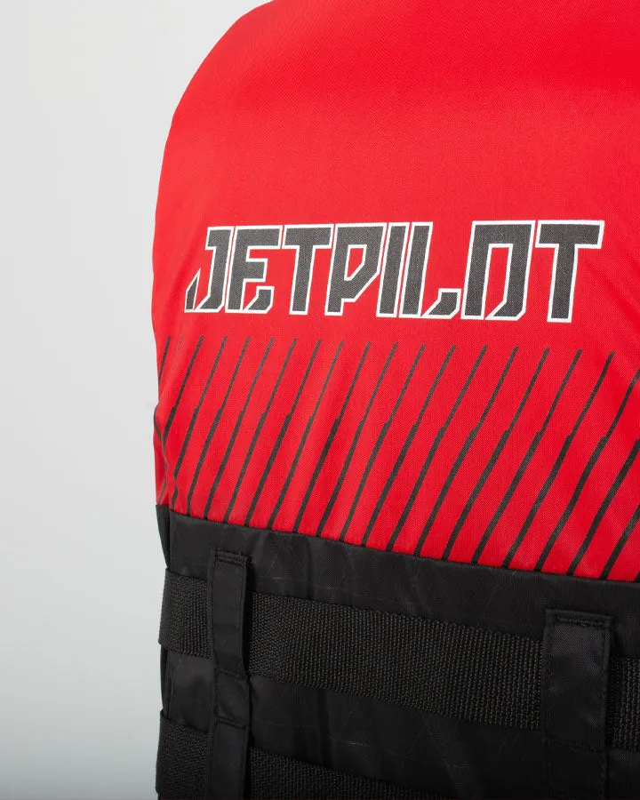 Jetpilot Helium F/E Mens Nylon Life Jacket - Black/Red
