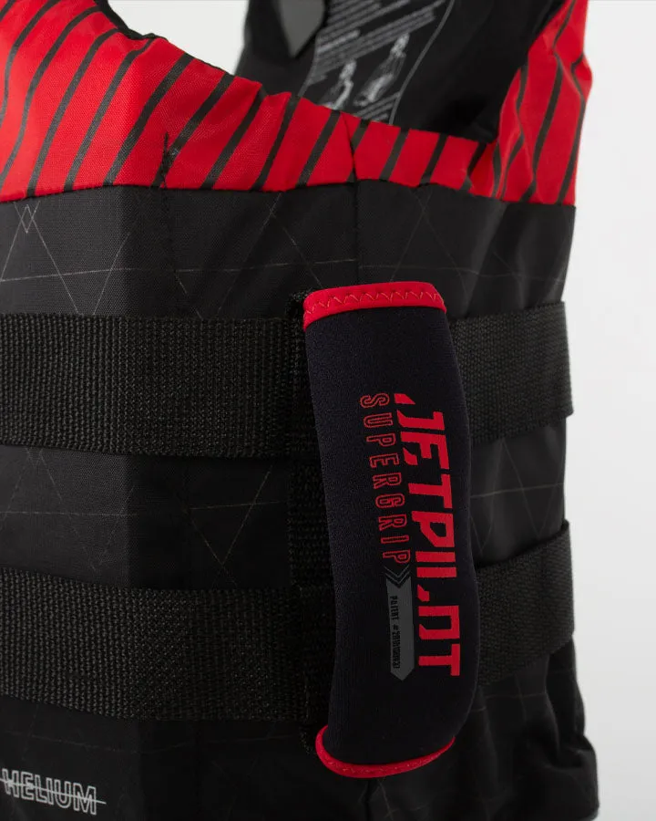 Jetpilot Helium F/E Mens Nylon Life Jacket - Black/Red