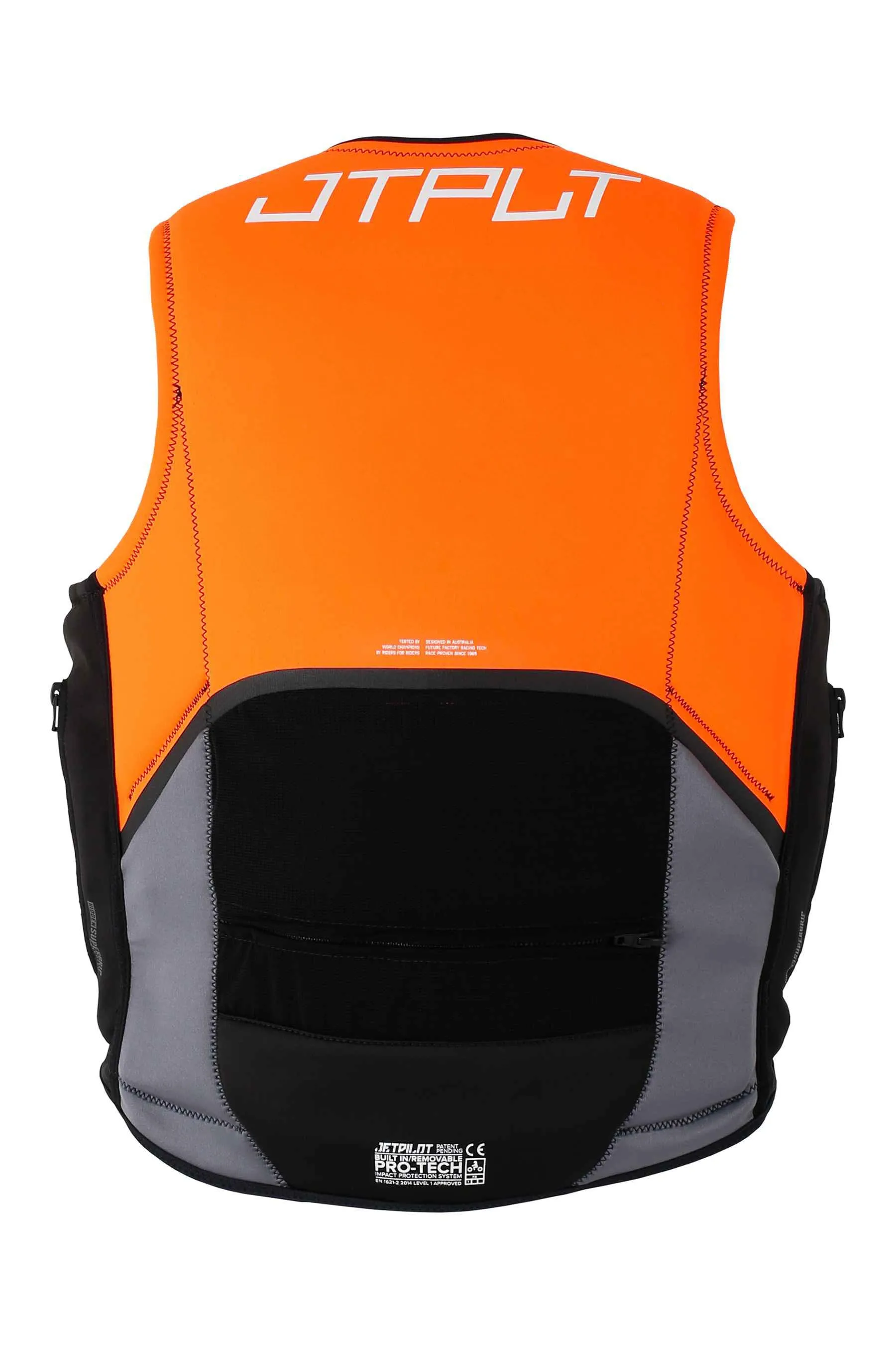 Jetpilot RX Vault Pro-Tech Life Jacket - Char/Orange