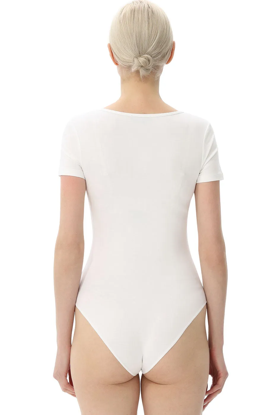 Kimi   Kai Women's Square Neck Basic Bodysuit