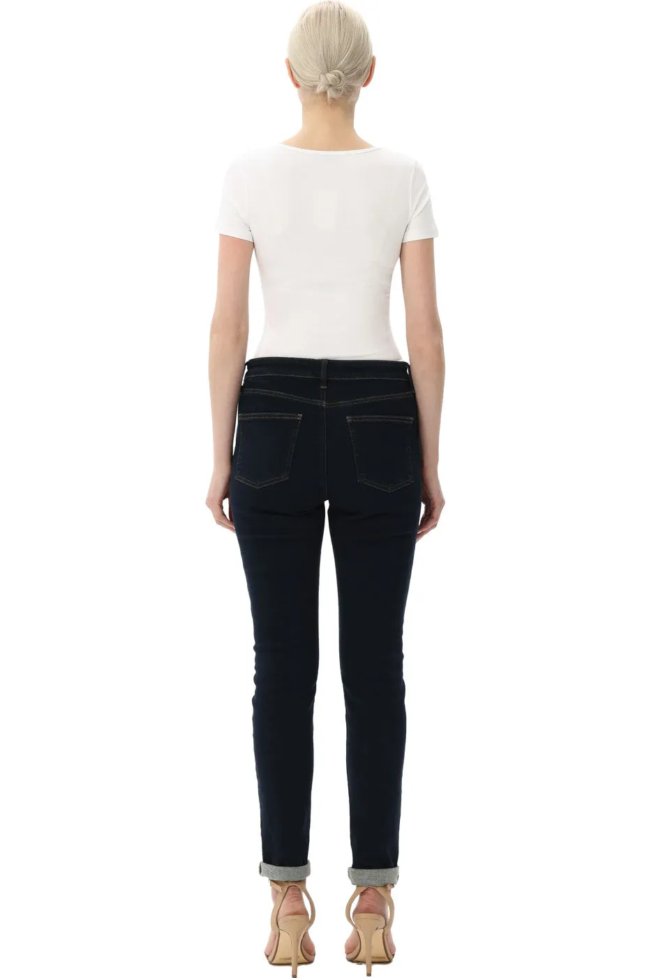 Kimi   Kai Women's Square Neck Basic Bodysuit