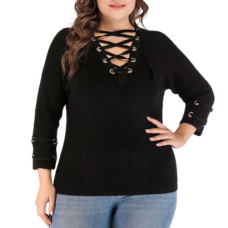 Knitwear Plus Size Women's Shirt Women's Bottoming Shirt