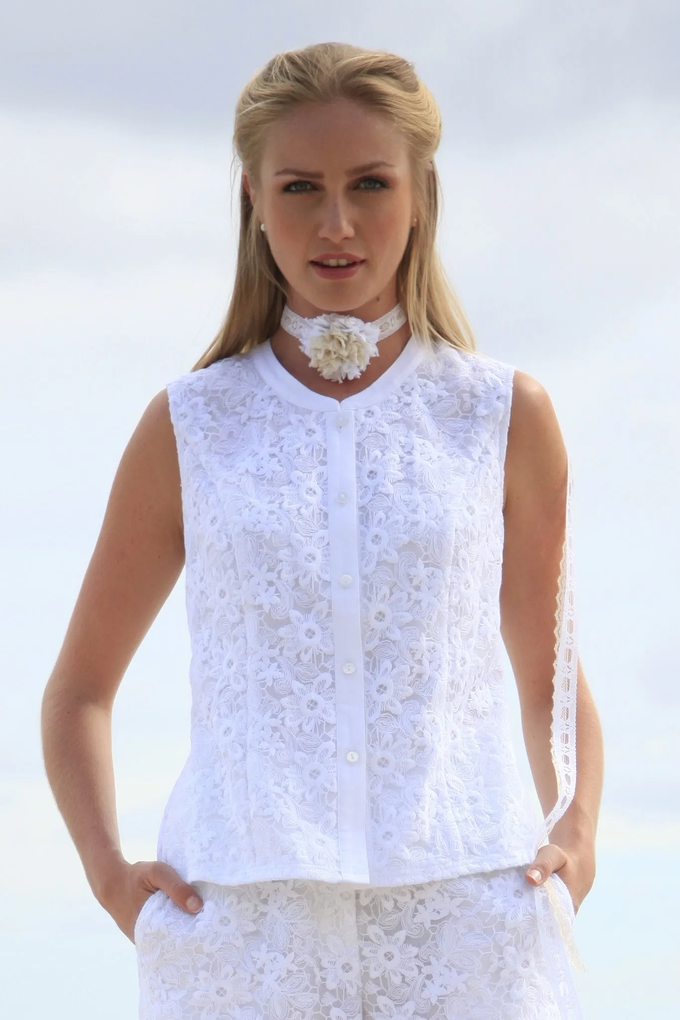 Lace Vest Style 1233