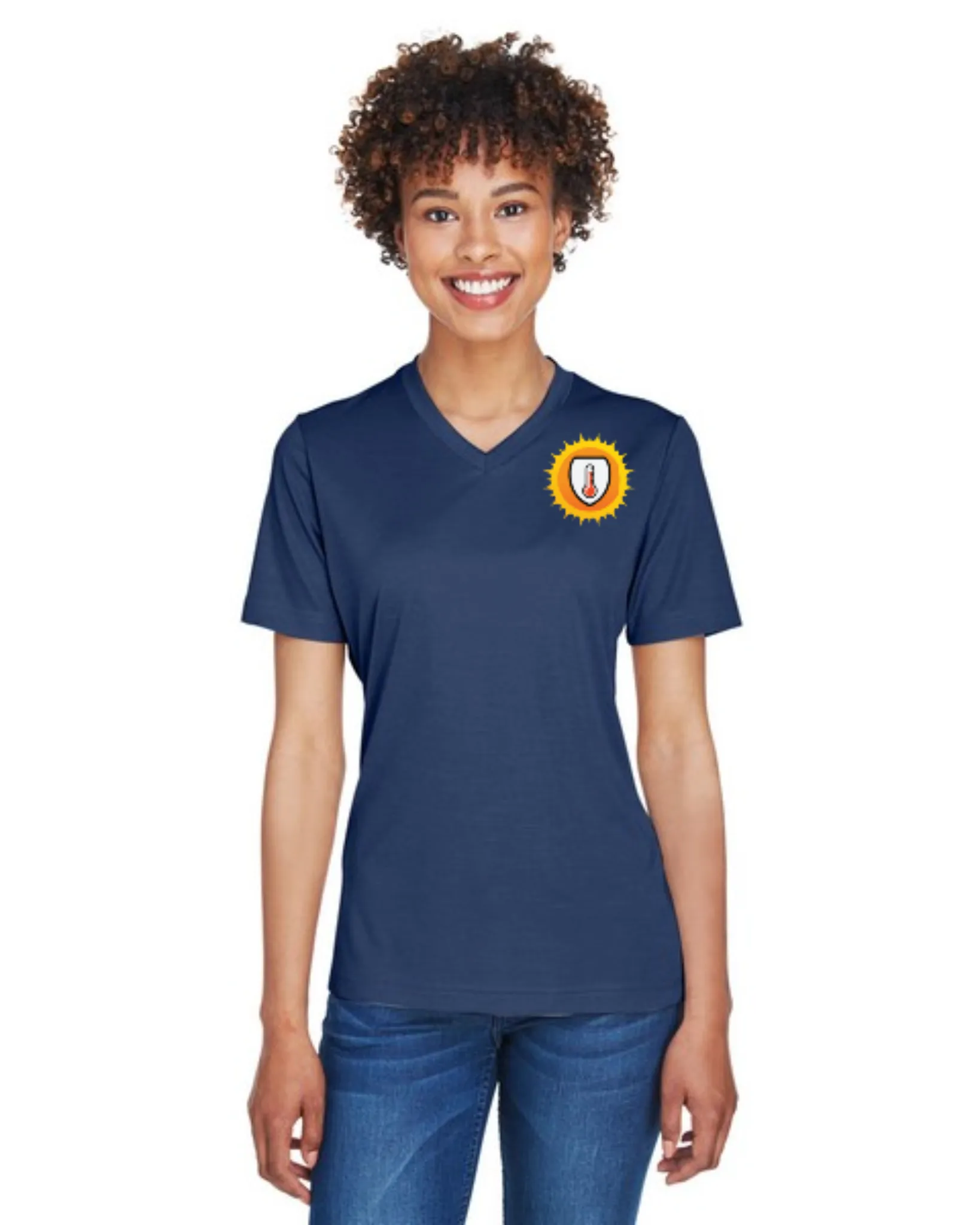 Ladies' Team 365® Sonic Heather Performance T-Shirt - SKU#403563