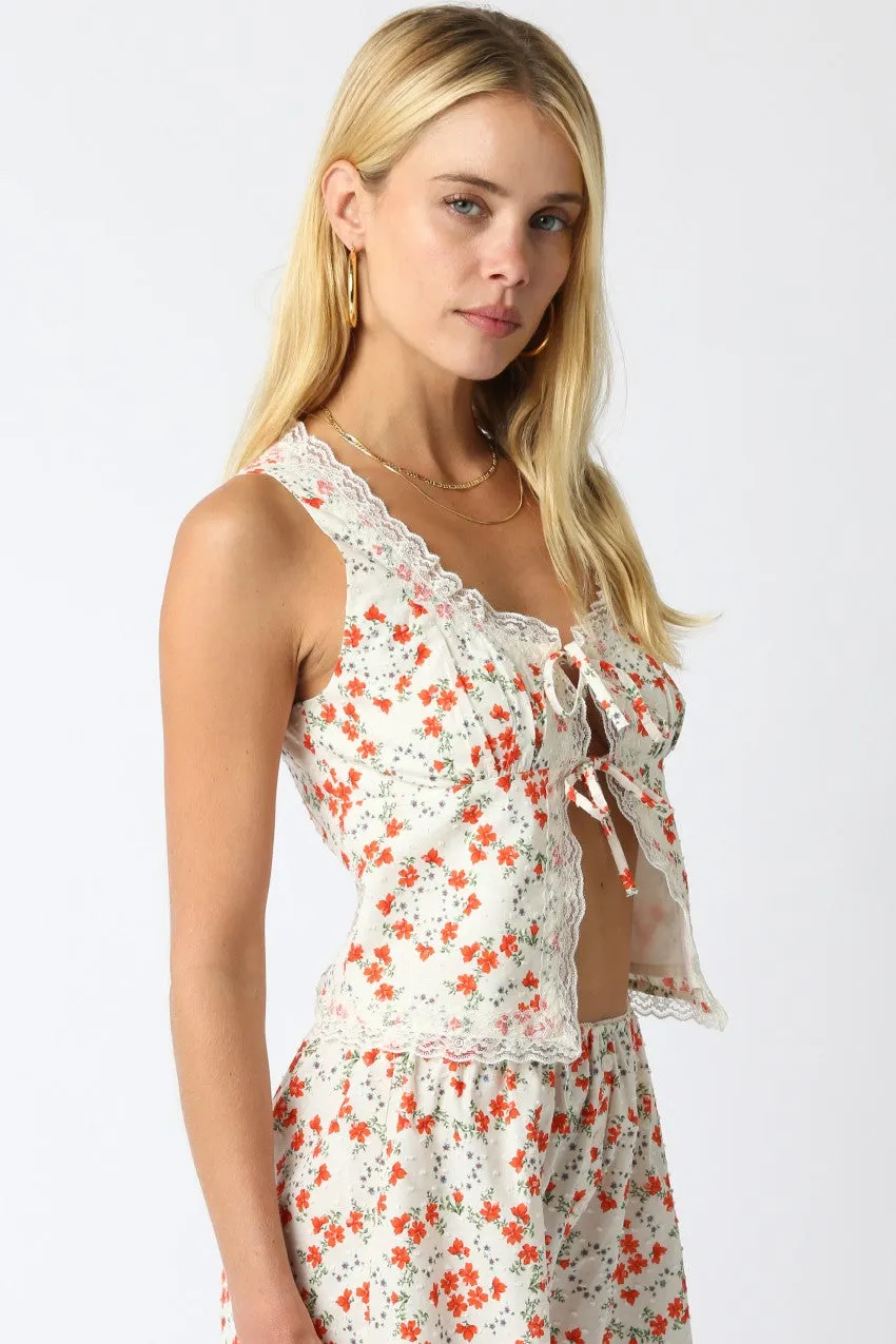 Lealie Floral Lace Top