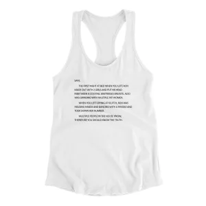 Letter To Sam Women's Racerback Tank