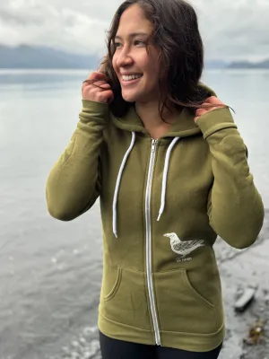 Lichen AK Raven 50/50 Blend Zipped Hoody $69.00