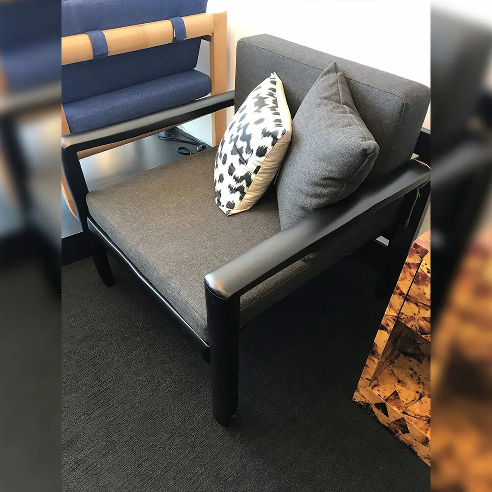 Lincak Bamboo Chair in Matte Black