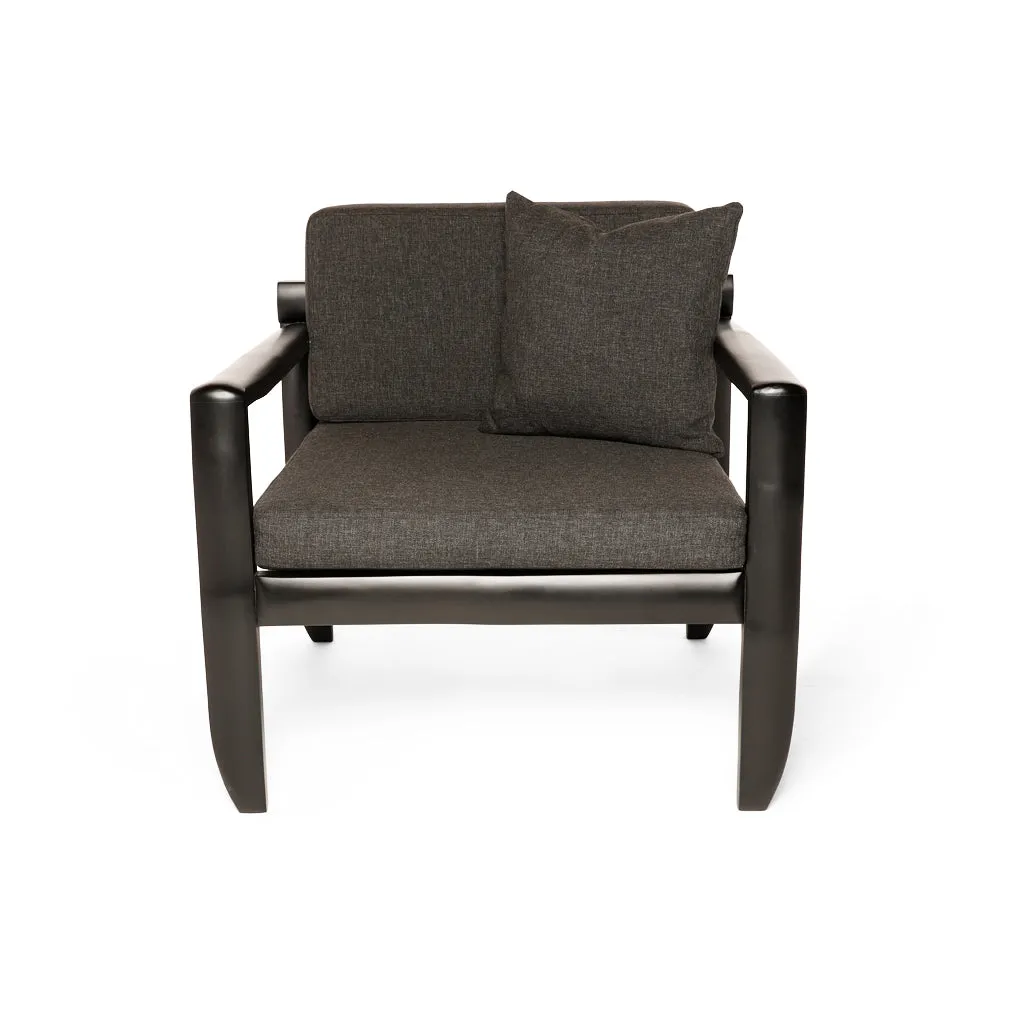 Lincak Bamboo Chair in Matte Black