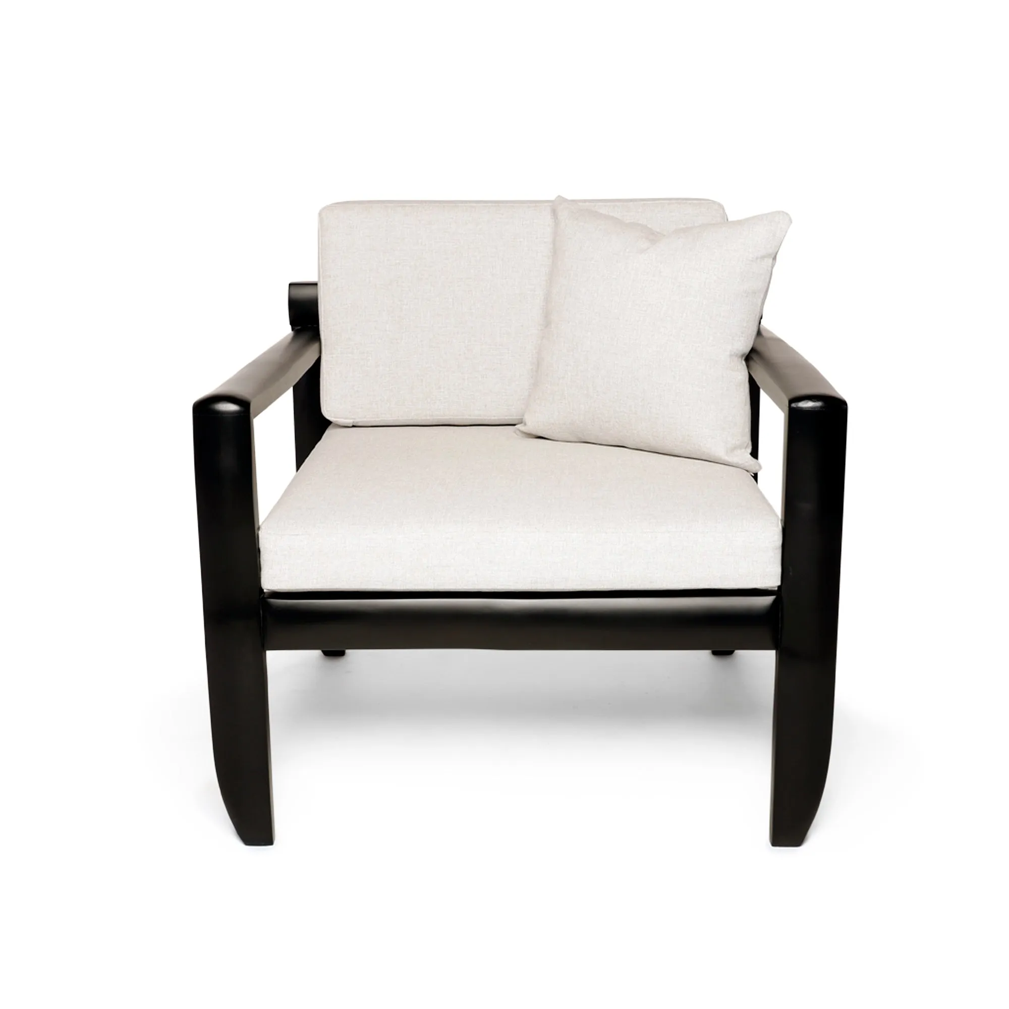Lincak Bamboo Chair in Matte Black