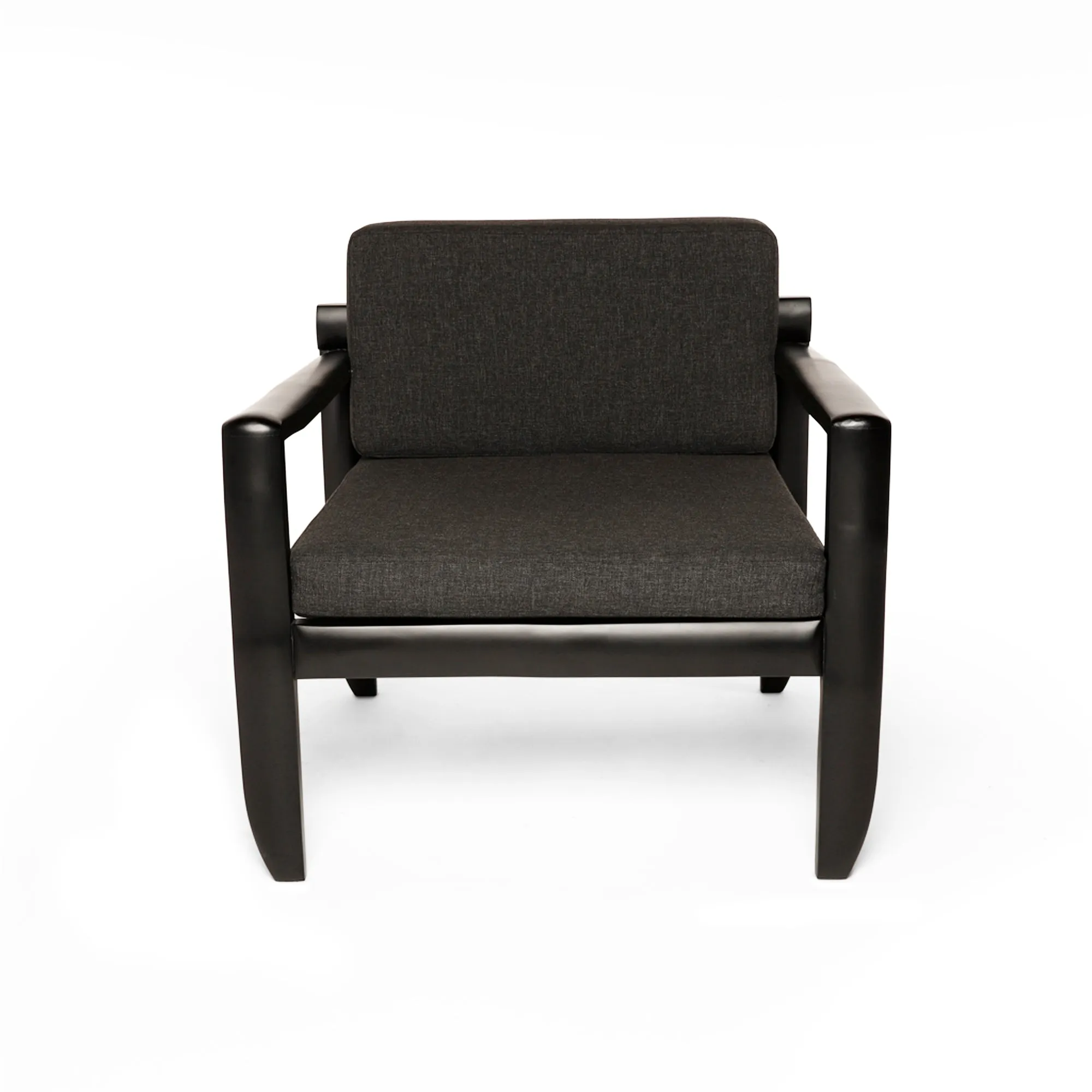 Lincak Bamboo Chair in Matte Black
