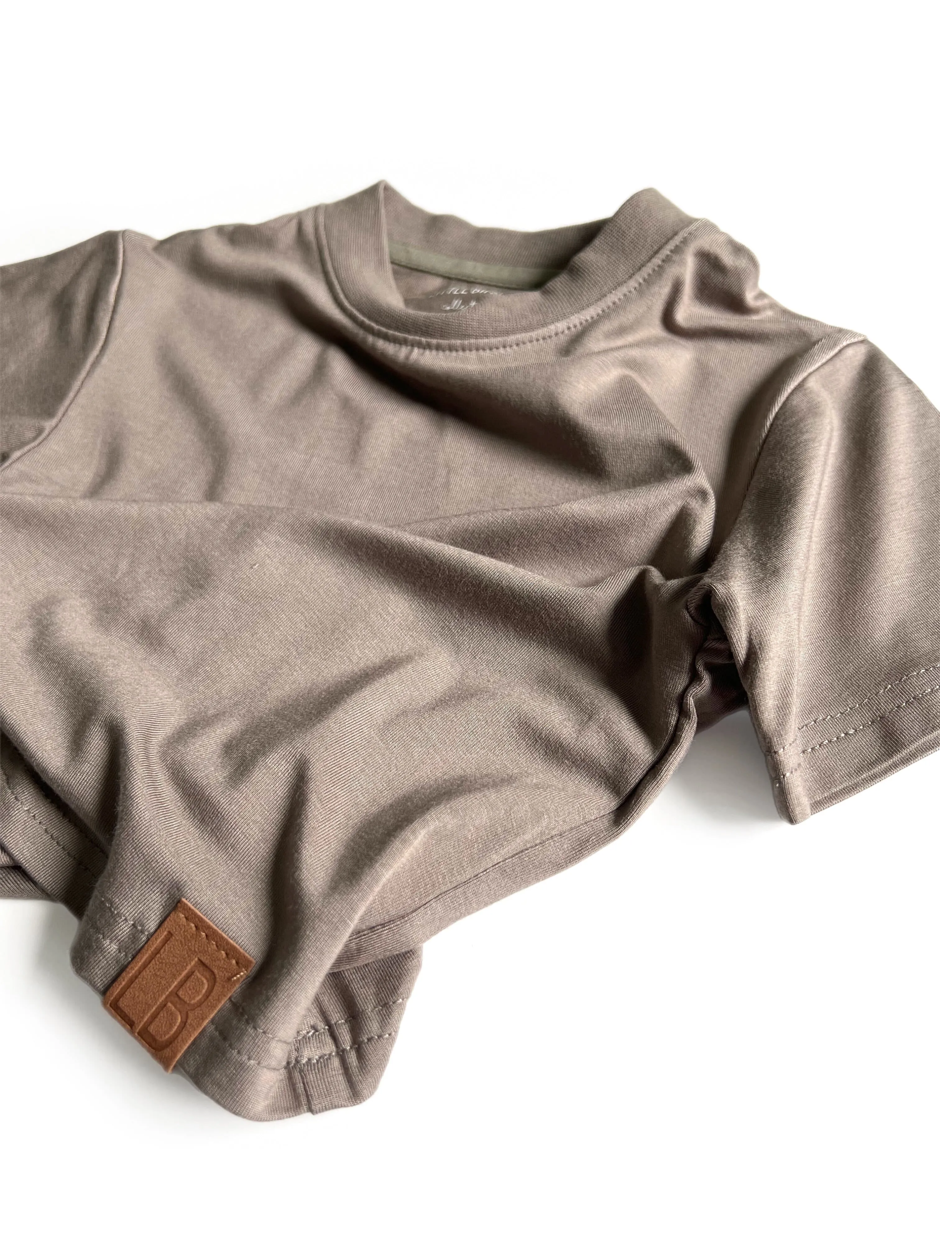 Little Bipsy Oversized Bamboo Tee - Mushroom