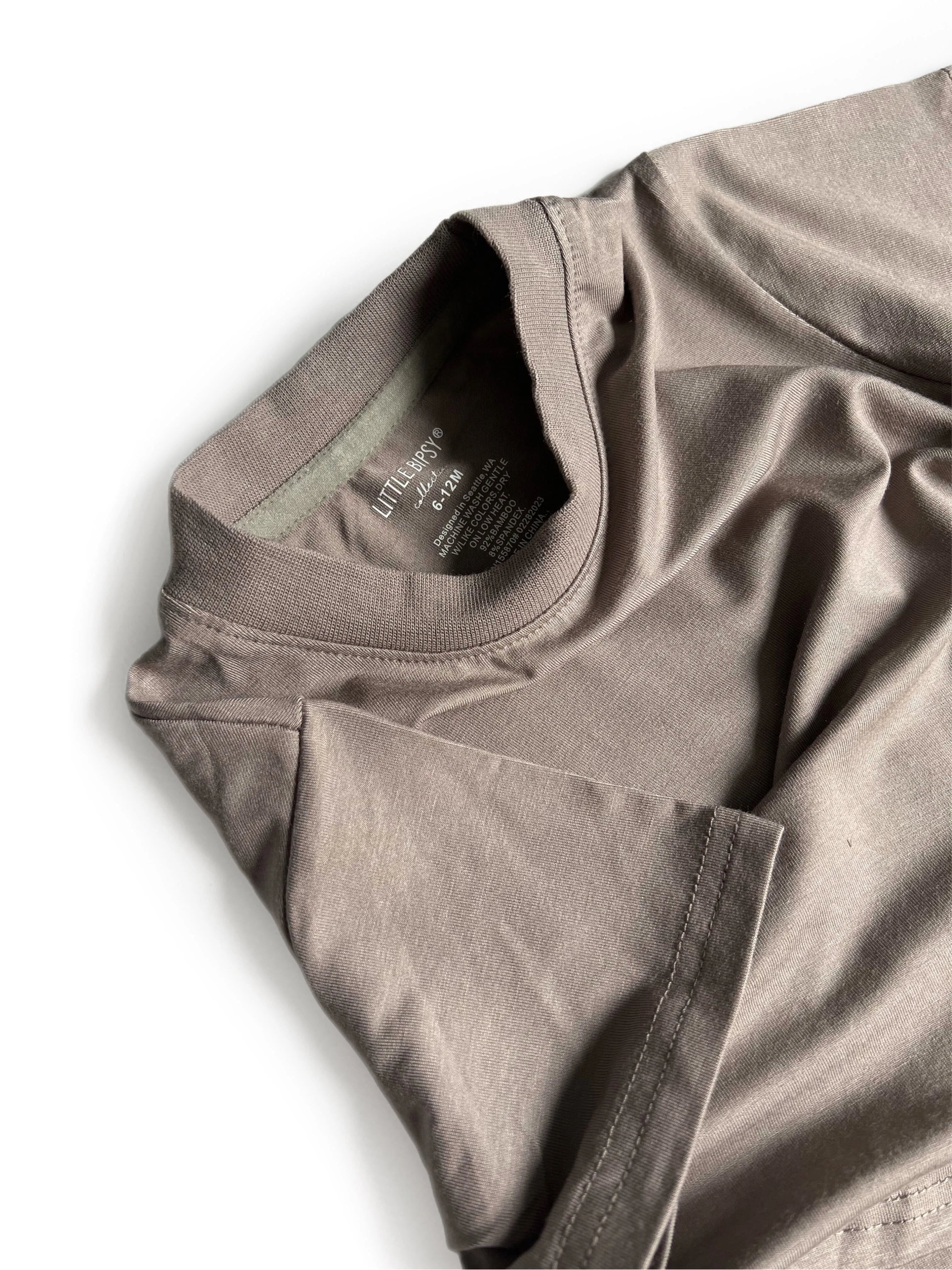 Little Bipsy Oversized Bamboo Tee - Mushroom