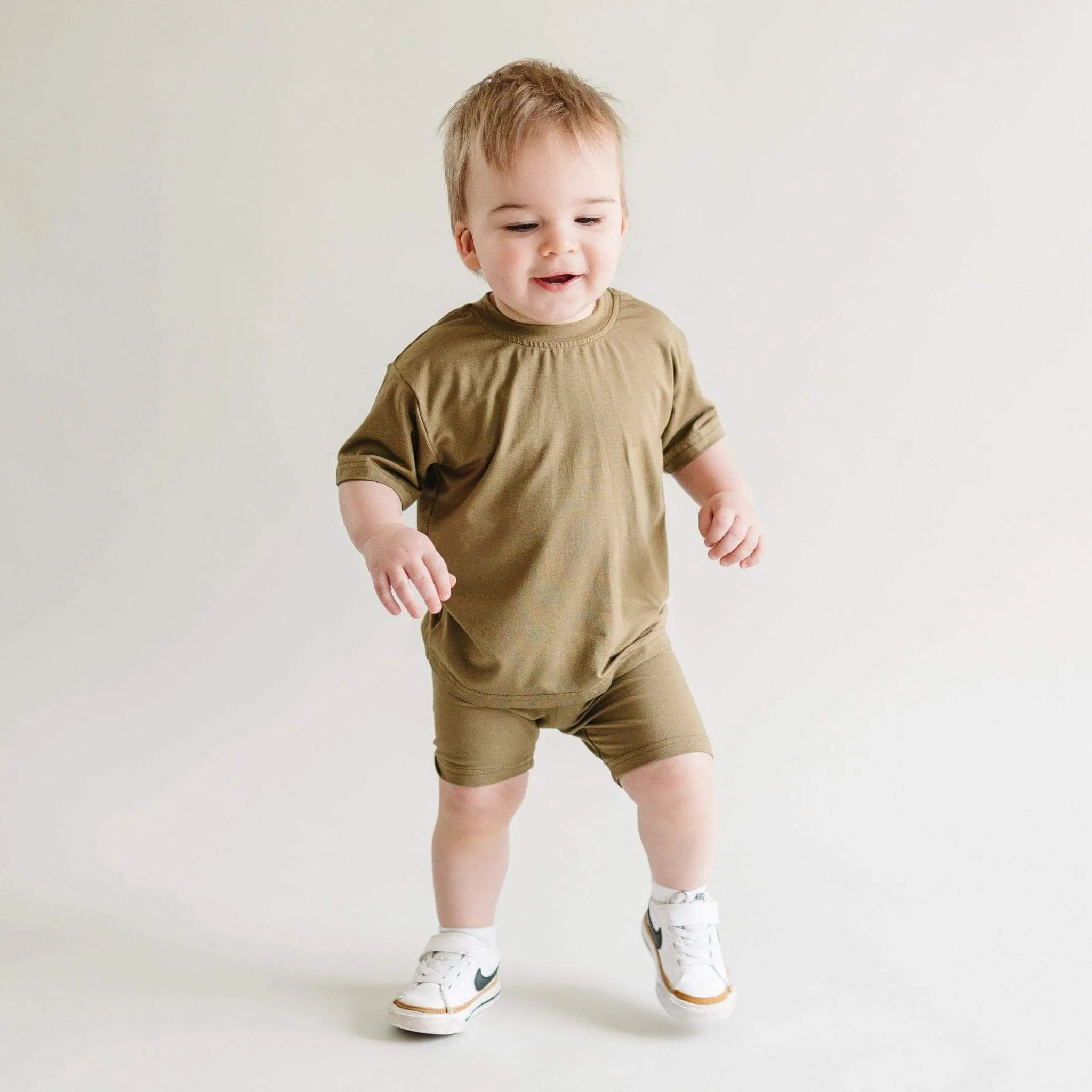 Little Joy Co. Bamboo Tee & Bike Shorts