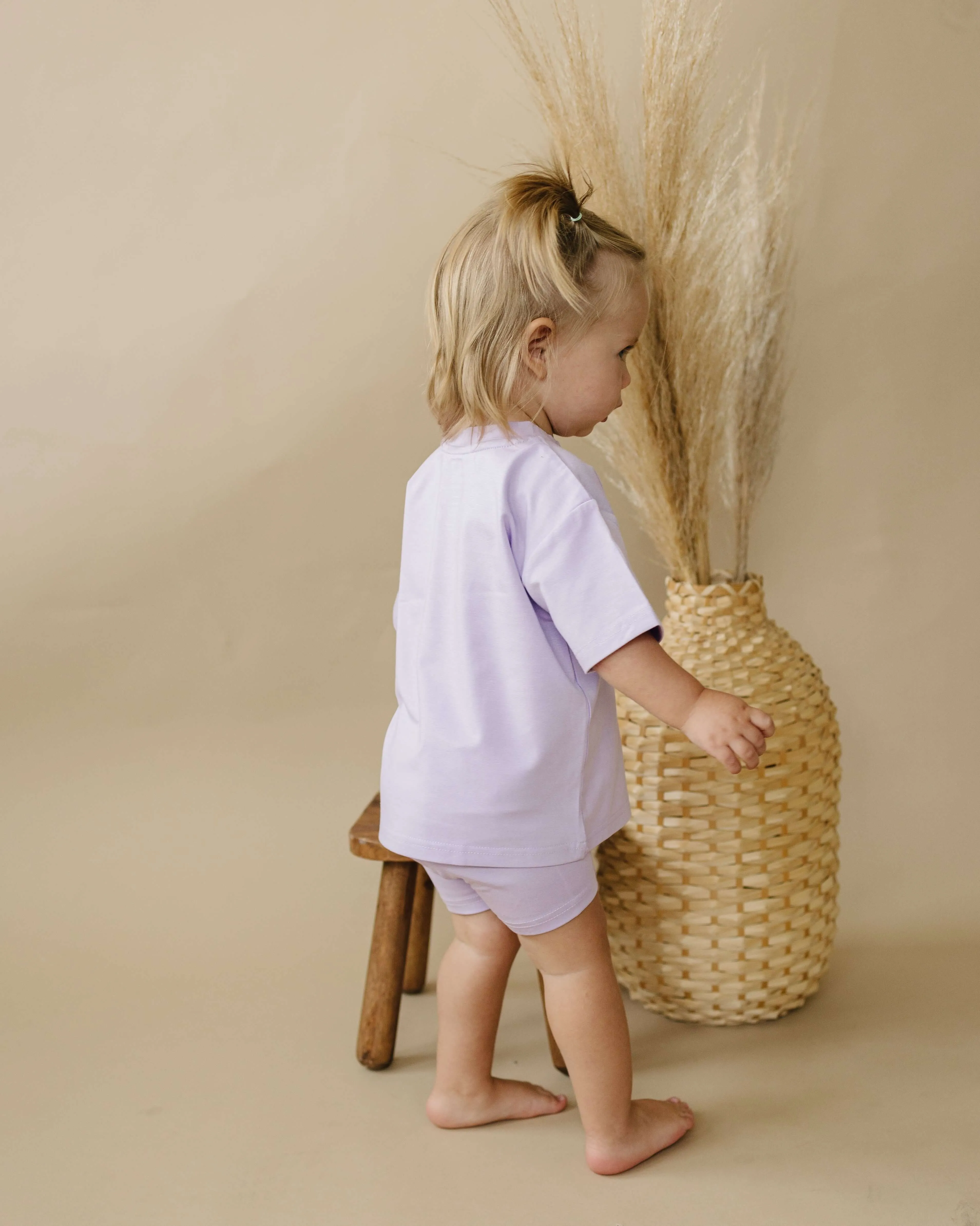 Little Joy Co. Bamboo Tee & Bike Shorts