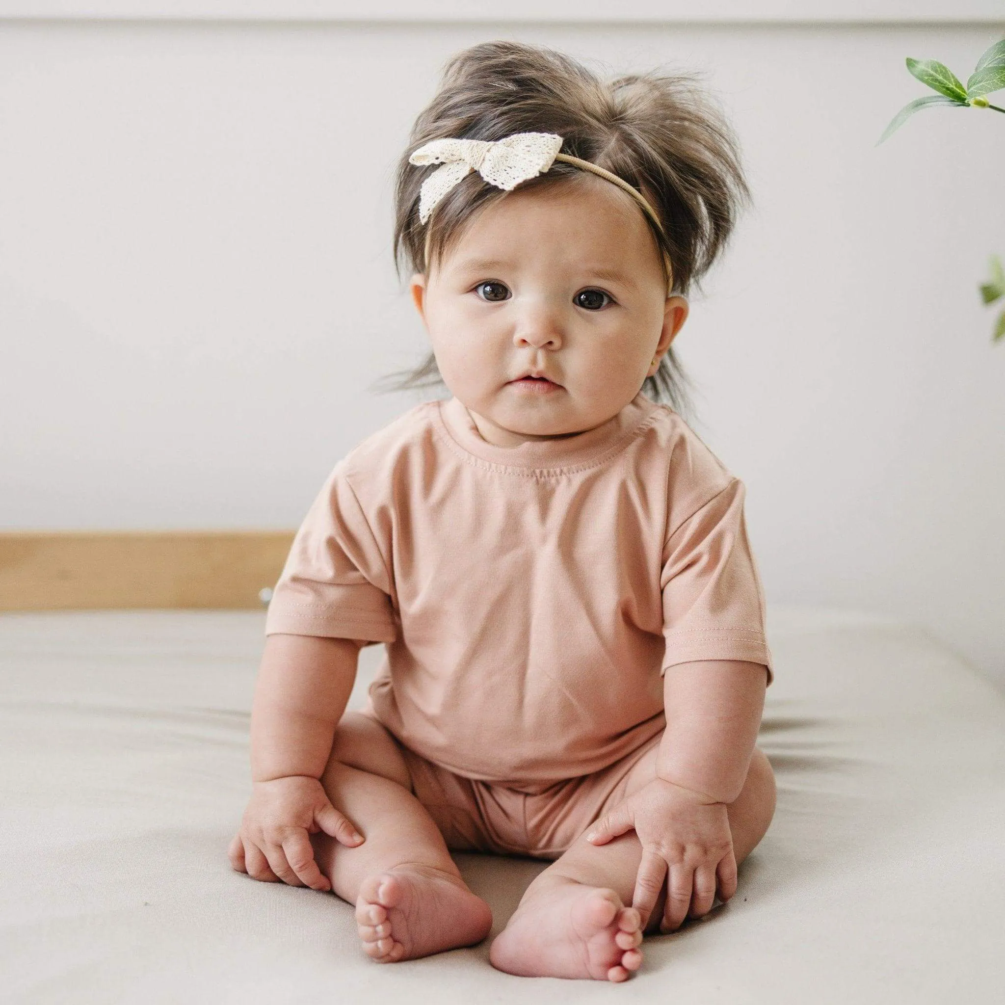 Little Joy Co. Bamboo Tee & Bike Shorts