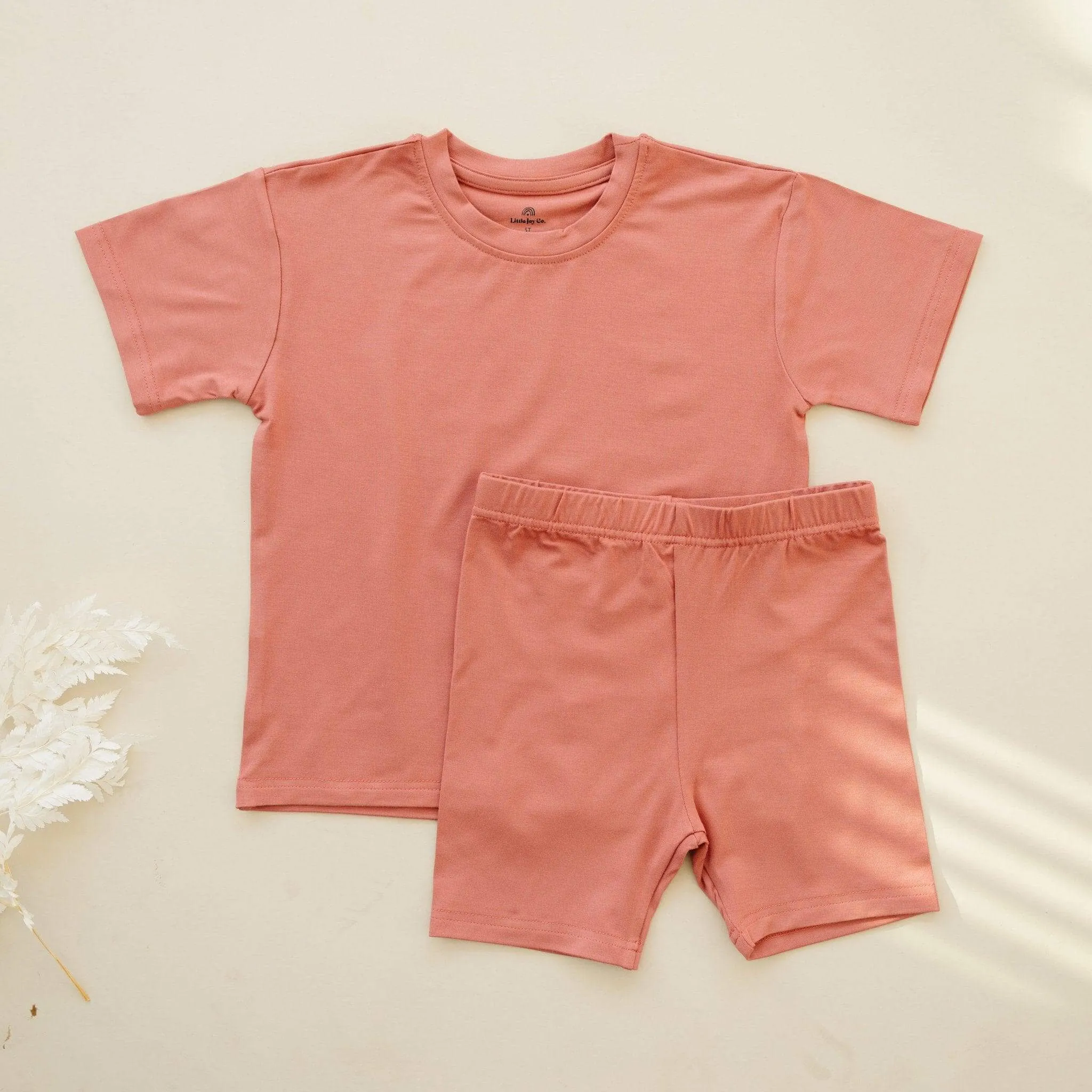 Little Joy Co. Bamboo Tee & Bike Shorts